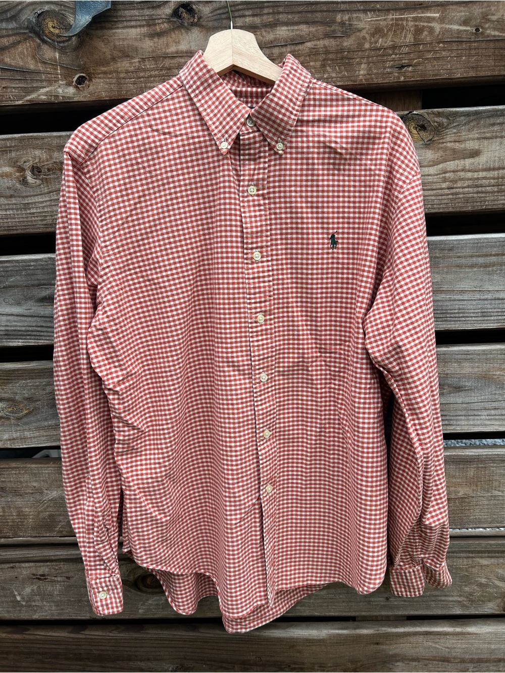 Vintage Ralph Lauren Classic Fit Checkered Button Down - L